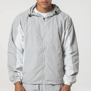 <b>Mens</b> <b>track</b> suit polyester windbreaker streetwear <b>jacket</b> jogger two piece set - Product Image 2