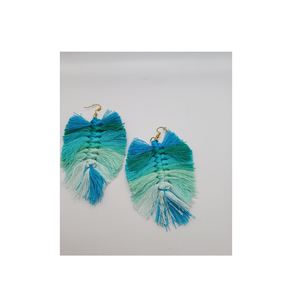 Bohemian Hand-Woven Long <b>Tassel</b> Handmade <b>Earrings</b> Creative Design Watches & Accessories at Competitive Rate - Product Image 6