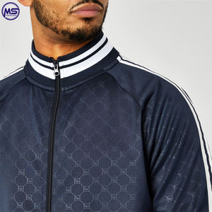 2025 survêtement personnalisé hommes prix de gros pas cher survêtement vêtements de sport pour hommes personnalisé hommes vierge coupe ajustée - Product Image 3