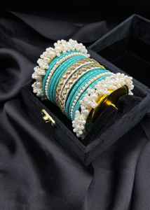 <b>Copper</b> Alloy Silver Plated Geometric Trendy Handmade <b>Women's</b> Churiyan Bangles Sets Factory Direct Sales - Product Image 2