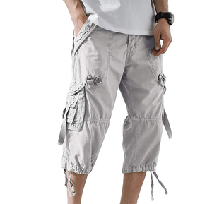 Shorts cargo décontractés pour hommes en coton 100% à séchage rapide, écologiques, solides, vente en gros personnalisée OEM, respirants, très vendus en été - Product Image 2