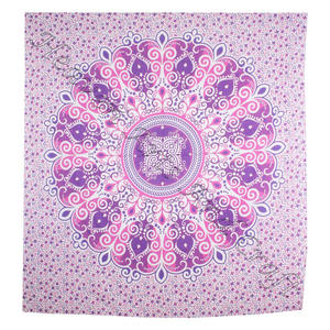 Tapisserie murale psychédélique Hippie Mandala pour salon chambre à coucher plage - Product Image 1