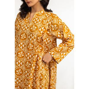 Chemise longue en popeline imprimée décontractée avec col chemise pour le printemps/été Modèle IPS-77154 - Product Image 6