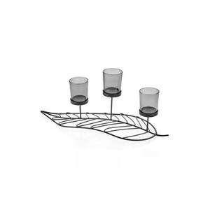 Portavelas Decorativo Nórdico de Diseño Único, Metalizado en Dorado, para Velas Votivas, para Sala de Estar, Hecho a Mano y Personalizado - Product Image 3