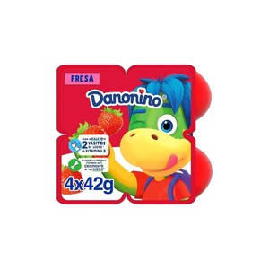 Yogur bebible suave Danonino y bocadillo divertido para los más pequeños - Product Image 1