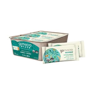 GoMacro MacroBar Organic Vegan <b>Snack</b> <b>Bars</b> - Granola + Coconut (2.0 Ounce <b>Bars</b>, 12 Count) - Product Image 6