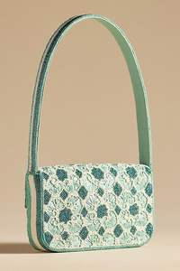 Vintage Style Embroidered Handmade Seed Bead Coin <b>Pouch</b> with <b>Belt</b> Strap Lightweight Customizable Square Shape MOHSIN HANDICRAFT - Product Image 6