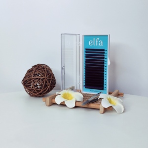 Extensiones de pestañas Ombre de gran capacidad de producción de fábrica D 0,10 Mix 8-15 Ombre Purple Hecho en Vietnam CC Curl - Product Image 3