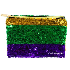 กระเป๋าใส่เหรียญประดับลูกปัดงานแฮนด์เมดสำหรับผู้หญิงกระเป๋าสตางค์ขนาดเล็กพร้อมซิปปิดกระเป๋าถืออุปกรณ์เสริมสำหรับงานเฉลิมฉลอง - Product Image 4