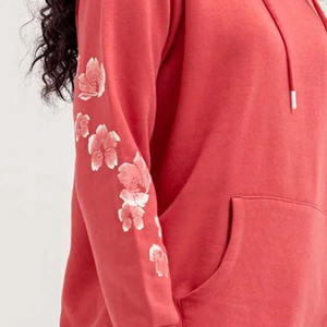 <b>Women's</b> 100% Cotton <b>Hoodie</b> <b>Long</b> Length Streetwear Style with Breathable Anti-Pilling Design Hooded Collar <b>for</b> Winter Season - Product Image 6