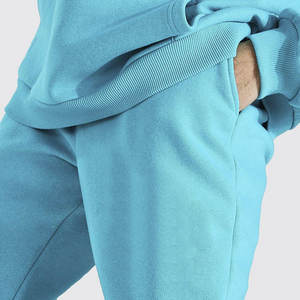 Survêtements surdimensionnés en coton vierge uni coupe-vent personnalisé pour hommes/Survêtements surdimensionnés pour hommes de qualité supérieure à prix abordable - Product Image 3