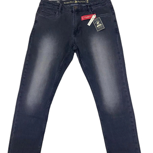 กางเกงยีนส์ขาตรงเข้ารูปของผู้ชาย, กางเกงยีนส์ขาตรง100% ซักได้ตามต้องการกางเกงย้อนยุคสำหรับปาร์ตี้สตรีทเทรนด์ฤดูใบไม้ผลิกันน้ำ - Product Image 1