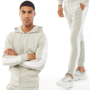 Trajes deportivos de Fitness personalizados de calidad superior para hombre, Conjunto de sudadera con capucha y Jogger, chándal de dos piezas - Product Image 2