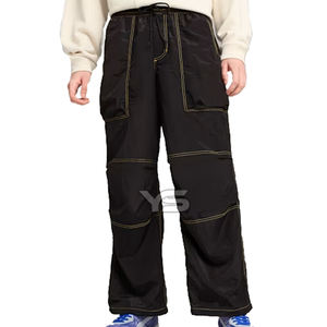 Pantalones vaqueros informales de cintura media para hombre, pantalones vaqueros transpirables de estilo recto, decoración con botones, color oscuro, liso, para todas las estaciones, ODM - Product Image 6