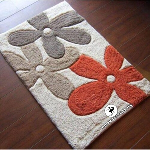 Alfombrillas de baño de algodón puro de lujo, alfombrilla de baño con mechones de calidad más suave, hecha a máquina de larga duración, precios al por mayor, diseño ITHL - Product Image 6