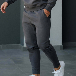 Pantalon léger pour homme, en coton respirant, fabrication sur mesure OEM, taille élastique, rayé, style urbain, automne - Product Image 4