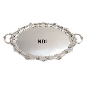 Bandeja de Metal de la mejor calidad para servir desayuno de uso multiusos, bandeja decorativa de forma personalizada para comida de estilo moderno - Product Image 6