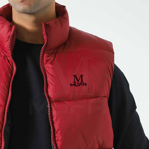 Chaleco Acolchado de Invierno para Hombre al Mejor Precio al por Mayor, Transpirable, de Poliéster/Algodón, Teñido Liso, Color Personalizado, Alta Calidad - Product Image 4