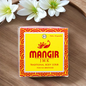 Exfoliante Corporal Tradicional Javanés JMK Mangir, Cúrcuma, Vetiver, Flores Secas, Ingredientes Naturales, Para Todo Tipo de Piel - Product Image 3