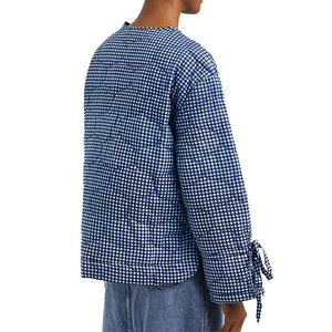 Gilet en duvet unisexe à manches longues avec logo personnalisé veste d'hiver décontractée pour femmes brodée et coupe-vent personnalisée - Product Image 2