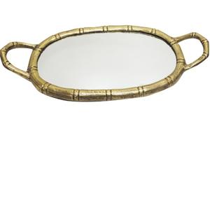 Plateau de service en verre et en métal pour hôtel, café, restaurant, service de plats, nourriture, fruits, café, fruits - Product Image 2