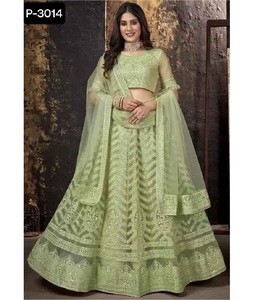 คอลเลคชั่นบอลลีวู้ดคุณภาพสูงพิเศษ Lahenga choli ล่าสุดสำหรับงานแต่งงาน lehenga กับเสื้อทำงานหนักและชุด dupatta - Product Image 1