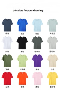 Top Seller tamaño de la UE 180gsm algodón de alta calidad OEM logo personalizado sólido liso hombres mujeres Unisex Camiseta de manga corta para hombres - Product Image 2