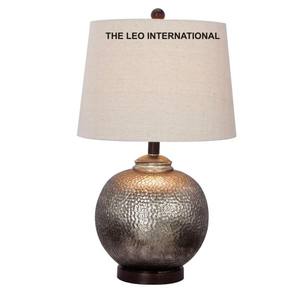 New Rope Design Fabric <b>Lampshade</b> Hotel Bedside Reasonable Price or <b>Standard</b> Wholesale Table Lamps Brown Color - Product Image 5