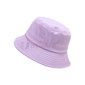 Sombrero de cubo de algodón de Color sólido de verano para mujer, gorra de playa Unisex para adultos Fishmen, precio al por mayor - Product Image 1