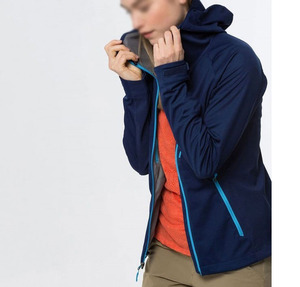 Chaqueta Softshell de Alta Calidad para Mujer, Impermeable, Cortavientos, Transpirable, con Capucha y Botones, de Poliéster, para Invierno, Montaña y Senderismo - Product Image 3