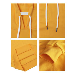 Vêtements d'extérieur d'hiver pour femmes-Sweat à capuche thermique doux avec manches longues, ajustement de taille personnalisée et col à cordon réglable - Product Image 4