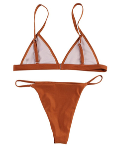 Caliente moda Sexy corsé deportes impreso Push-Up Panty y sujetador Bikini conjunto de lencería Sexy trajes de baño ropa interior de talla grande - Product Image 4