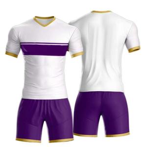 Uniformes de fútbol en blanco de alta calidad, 100% poliéster, kits deportivos transpirables, chándal, ropa de fútbol, todos los tamaños y colores, deportes - Product Image 2