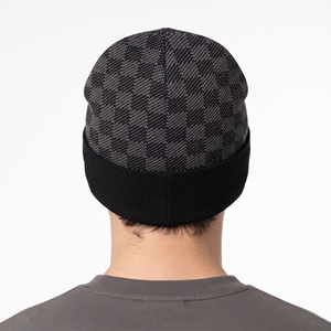 Service OEM Nouvelle Qualité Bonnets de Voyage Personnalisés à Carreaux Vente en Gros Bonnets Tricotés avec Logo Personnalisé pour Adultes 100% Acrylique 2026 - Product Image 4
