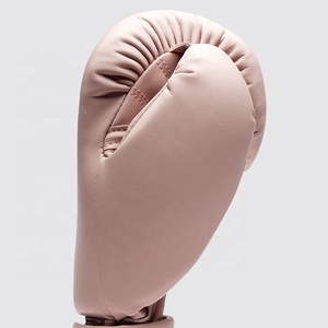 Guantes de Boxeo MMA Rosa Cómodos de Nuevo Diseño, Cuero Vacuno Genuino, Transpirables, Antideslizantes, con Cordones, para Entrenamiento - Product Image 3