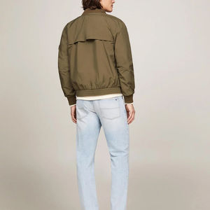 Veste bomber en toile de haute qualité en gros, veste d'hiver avec logo personnalisé, position avant, taille plus, respirante, coupe-vent, col montant - Product Image 2