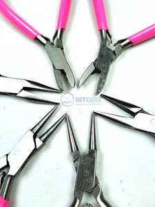 Juego de alicates de joyería de acero inoxidable Premium de 3 uds para la fabricación de joyas Incluye alicates de corte lateral y Punta de cadena OEM al por mayor - Product Image 3