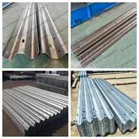 Machine de formage à rouleaux pour garde-corps routier, ligne de production de barrières anti-choc en profil W, fabricant