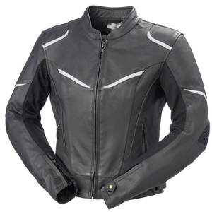Meilleures poitres-poches en maille à fermeture éclair complète Vestes en cuir Pu pour motards à manches longues pour femmes Veste de moto d'hiver - Product Image 1