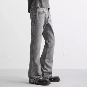 Jean en denim à coupe évasée pour homme, best-seller, qualité supérieure, décontracté et streetwear, jean en denim pour homme avec taille personnalisée - Product Image 2
