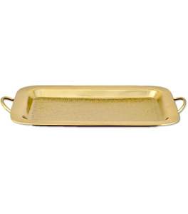 Nouveau plateau de service décoratif en aluminium forme ronde pour ustensiles de cuisine à la maison salade et petit déjeuner plateau de service en argent fini - Product Image 4