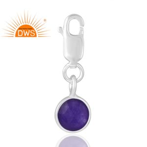 Superventas 925 plata esterlina Natural Aventurina amatista cuarzo piedra preciosa colgante joyería personalizada para mujer regalo para ella - Product Image 2