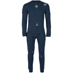 100% coton soleil délavé en détresse survêtement en détresse respirant durable anti-rides pas cher prix hommes en détresse survêtement - Product Image 1