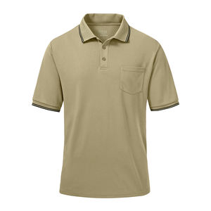 Polo informal de manga corta de verano para hombre, Camiseta de cuello roscado a la moda de oficina, camiseta Polo transpirable para hombre, ropa para hombre - Product Image 4