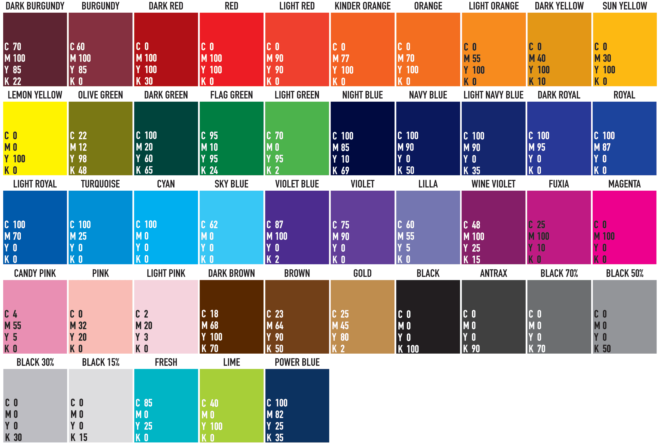 สีที่กำหนดเอง