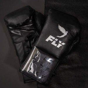 Nuevo Diseño de Última Generación, Modelo Azul y Negro, Guantes de Boxeo de Cuero Personalizados Fly, Acolchado Cómodo, Ajustables con Cierre de Velcro - Product Image 4