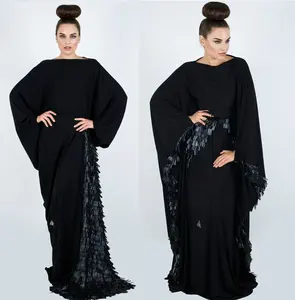 Neueste Cool Look Black Abaya In Dubai Mode Bestseller