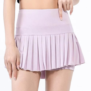 Falda DE TENIS corta transpirable plisada de cintura alta personalizada 2025 para mujer, la moda cumple con la función para todos los juegos de entusiastas del tenis - Product Image 3