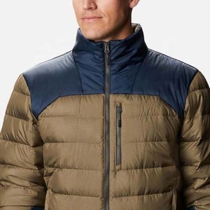 Veste matelassée en toile pour homme, logo personnalisé OEM, haute qualité, collection hiver, nouvelle arrivée, style streetwear, imperméable, à capuche - Product Image 3