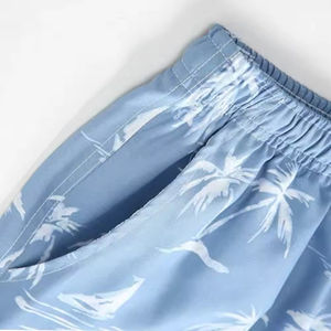 Shorts de sport d'été pour hommes en gros – Coton respirant, séchage rapide, taille mi-haute, grandes tailles, style vintage, écologique, motif uni - Product Image 4